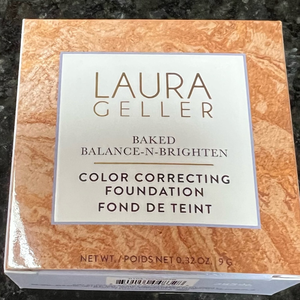 Laura Geller medium face naked foundation.